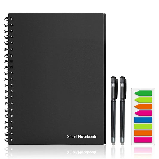 Carnet intelligent réutilisable NoteLoop™ – A4 ligné et à points 