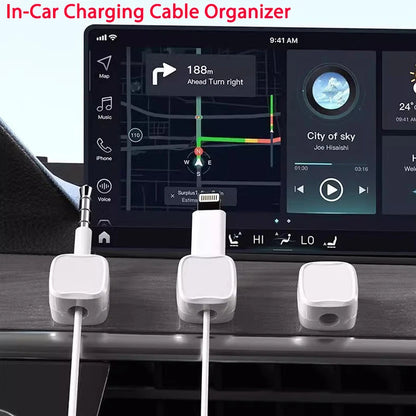 MagnaGrip™ – Organizador de cables magnético para escritorio y hogar