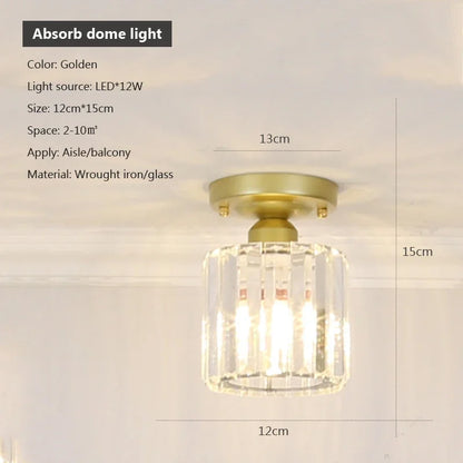 Modern Nordic E27 Ceiling Lamp – Indoor Flush Mount Light for Hallway, Bedroom & Living Room