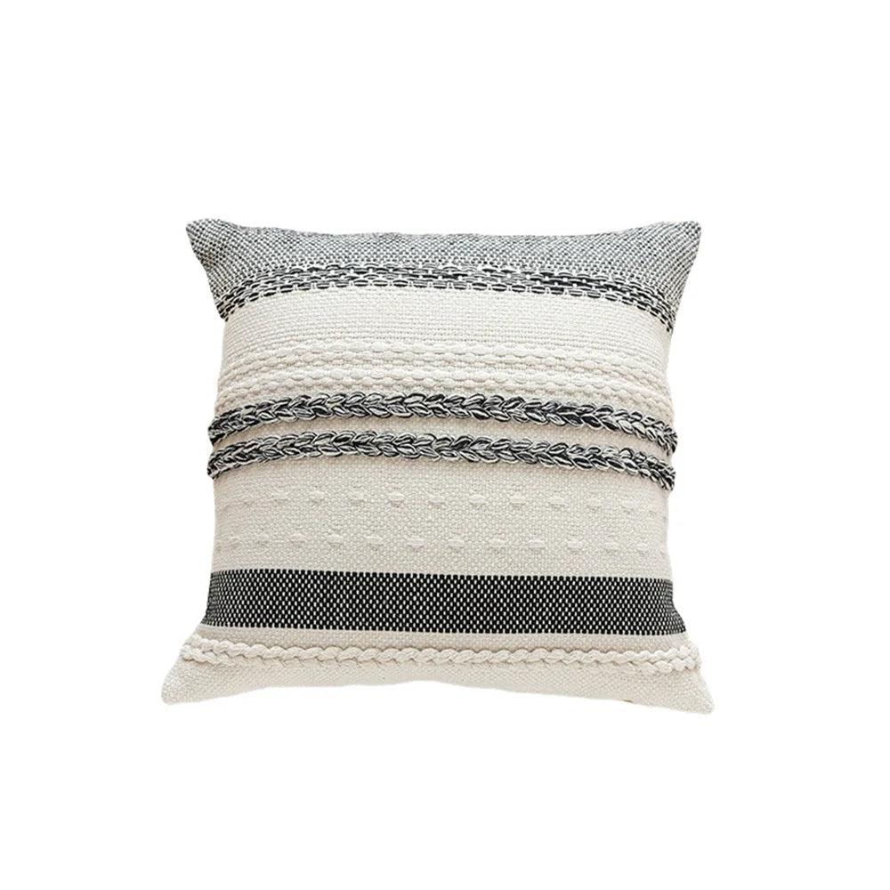 LuxeStripe™ – Funda de cojín premium 