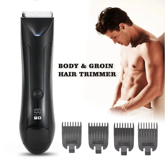 Tondeuse à cheveux et à barbe 5 en 1 ProTrim™ – Rasoir électrique de précision pour hommes et zones sensibles 