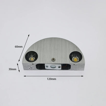 3W LED Indoor Wall Lamps Modern Simple Aluminum Home Lighting Up and Down light Bedroom Living Room Aisle Decorative Wall Lights