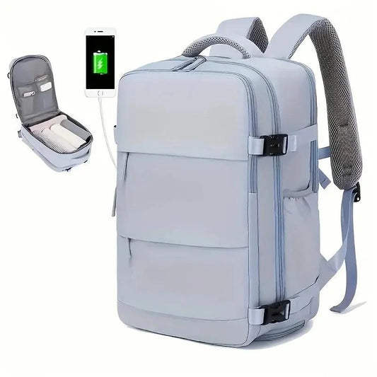 TrekVault™ – Sac à dos de voyage ultime avec compartiment à chaussures 