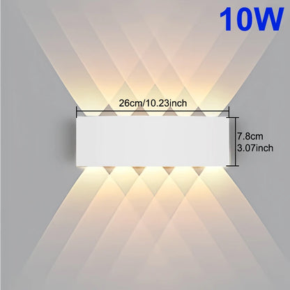 LED Waterproof Wall Light – IP65 Outdoor & Indoor Modern Lamp for Garden, Porch, Bathroom & Living Room