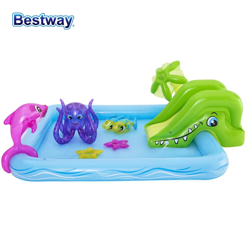 AquaSplash™ Adventure Pool – Centre de jeux gonflable avec aquarium