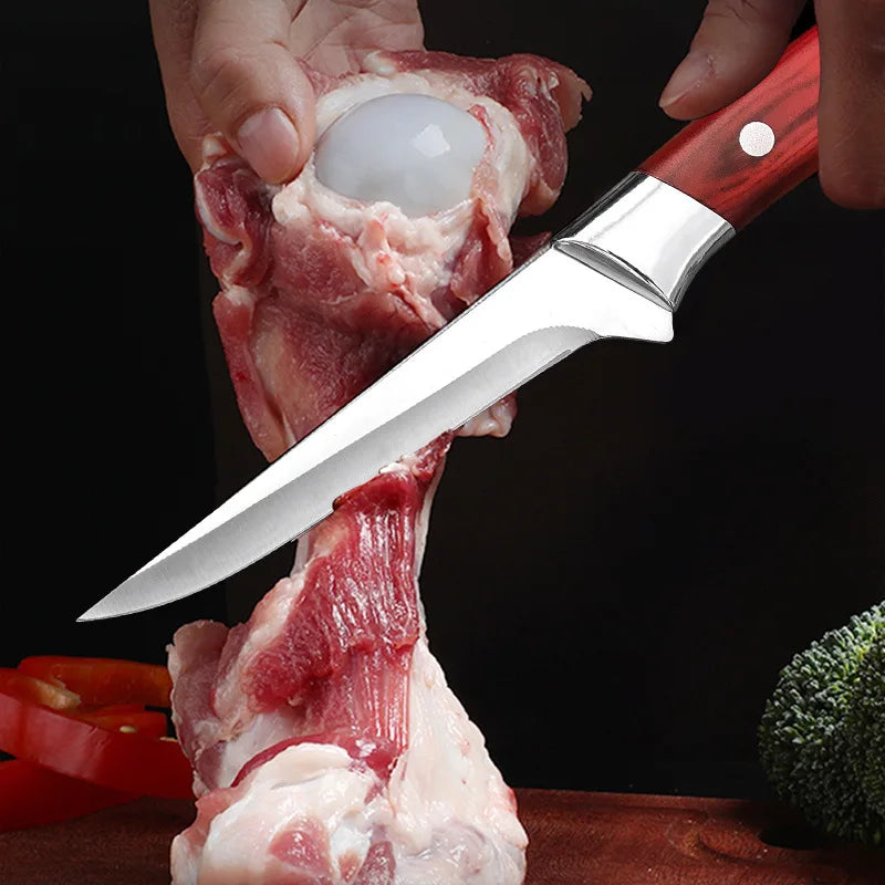 ForgeEdge™ – Cuchillo de carnicero y deshuesador de acero inoxidable