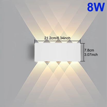 LED Waterproof Wall Light – IP65 Outdoor & Indoor Modern Lamp for Garden, Porch, Bathroom & Living Room
