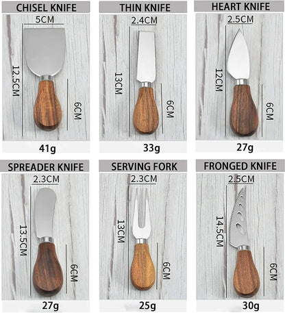 Ensemble d'ustensiles à fromage StainlessCharm™