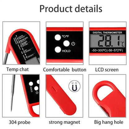 Termómetro digital plegable para barbacoa GrillMate™