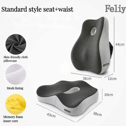 Coussin en mousse à mémoire de forme PostureFlow™ – Confort avancé avec technologie thérapeutique