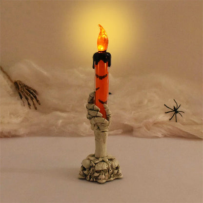 Halloween Skeleton Hand LED Candles – Spooky Ghost Lights for Haunted House & Party Decor