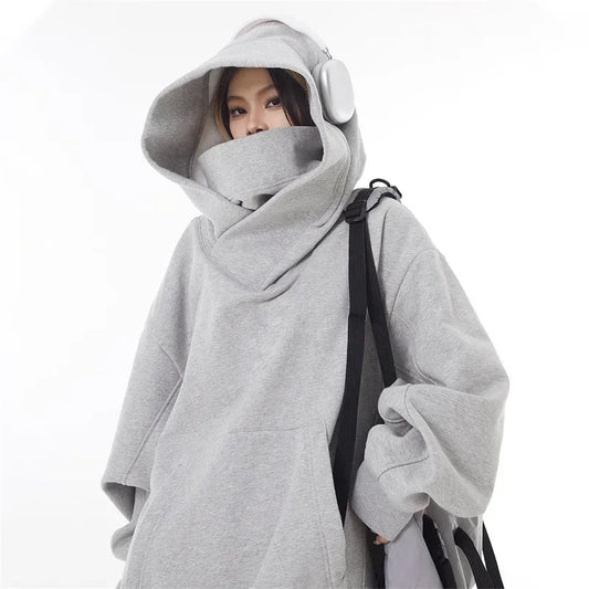 ShadowCore™ – Sweat à capuche surdimensionné Ninja Streetwear 