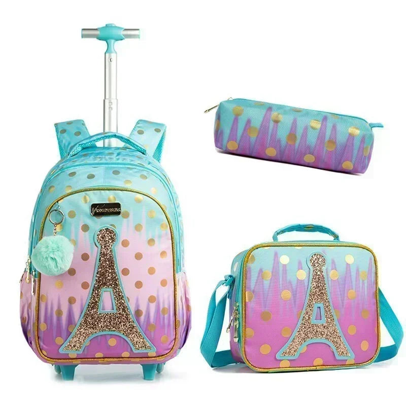 Ensemble de chariots scolaires 3 en 1 RollieBuddies™