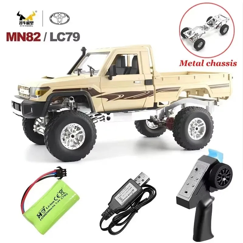 DesertStorm™ MN82 Toyota RC – Conquer Any Terrain with Style and Power!