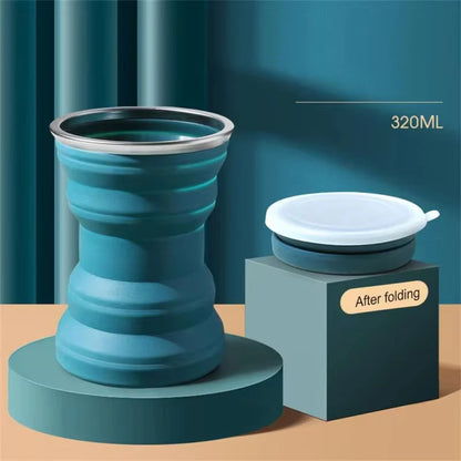 Sip Anywhere, Pack Everywhere – The Ultimate Space-Saving Travel Mug!