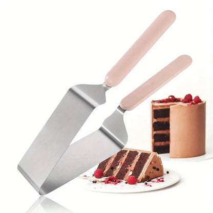 SliceEase™ – Stainless Steel Cake Cutter & Lifter