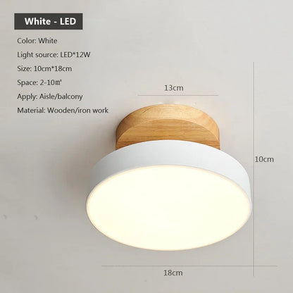 Modern Nordic E27 Ceiling Lamp – Indoor Flush Mount Light for Hallway, Bedroom & Living Room