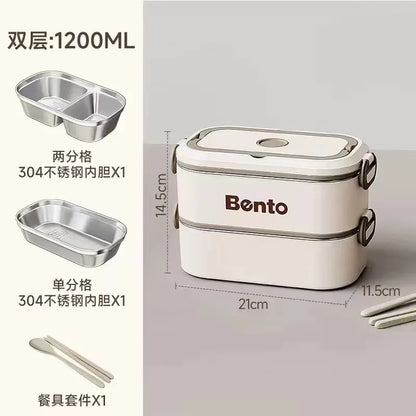 Lonchera de acero inoxidable StackMate™ BentoPro 