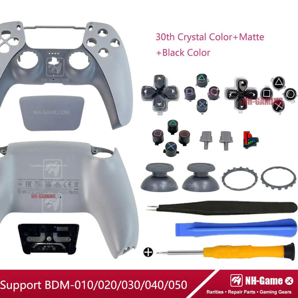 PS5 Controller Shell Kit – 30th Anniversary Edition (Front & Back Cover + Touchpad & Buttons)