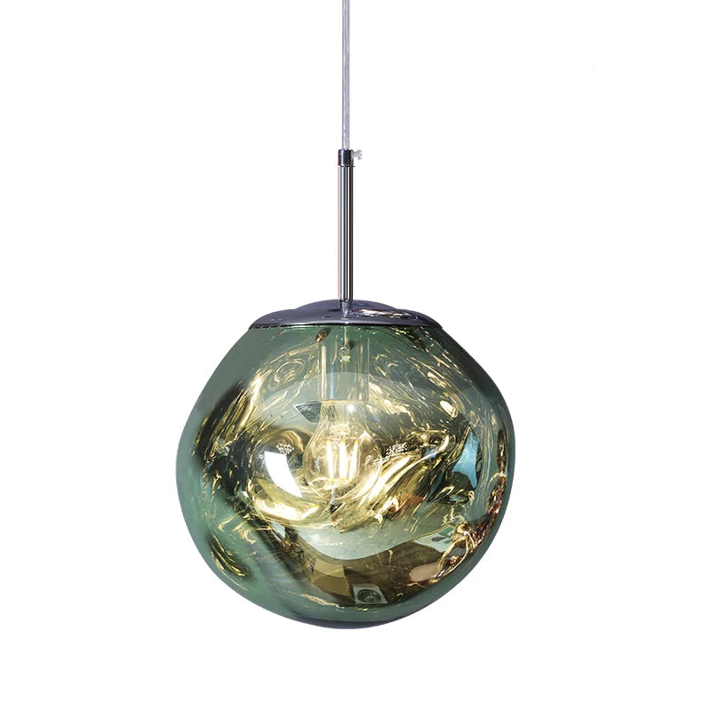 Italian Designer Glass Bubble Pendant Light – Modern Chandelier for Dining, Kitchen & Kids’ Room Decor
