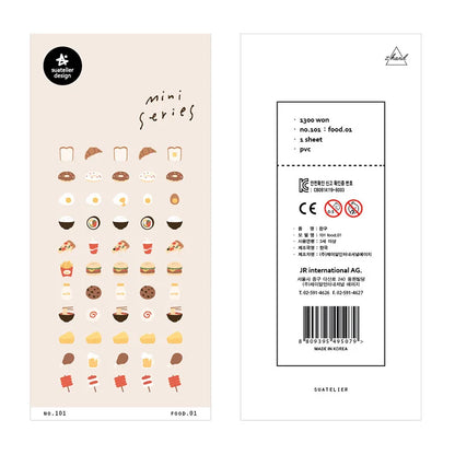 Ensemble d'autocollants Suatelier™ Kawaii Days – Essentiels de la déco coréenne