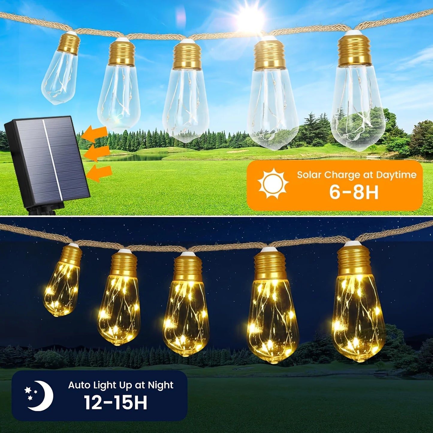 RustiRay™ Solar Fairy Lights