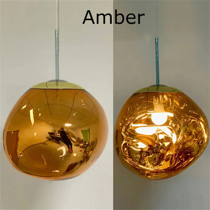 Italian Designer Glass Bubble Pendant Light – Modern Chandelier for Dining, Kitchen & Kids’ Room Decor