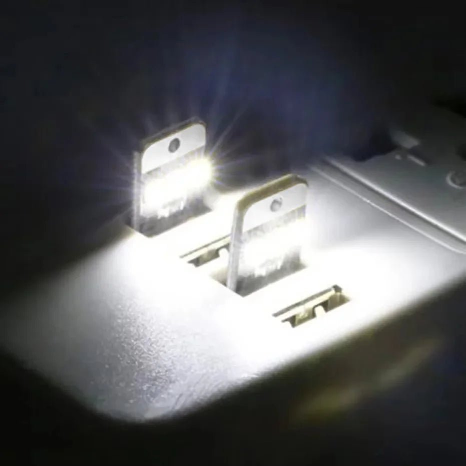 20-Pack USB LED Book Lights – Mini Night Reading Lamps, 5V 0.2W Portable Bulbs for Laptop, Power Bank & Computer