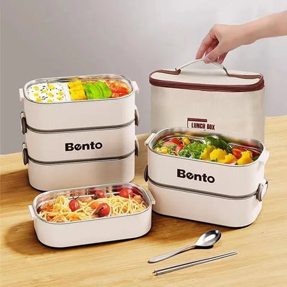 Lonchera de acero inoxidable StackMate™ BentoPro 