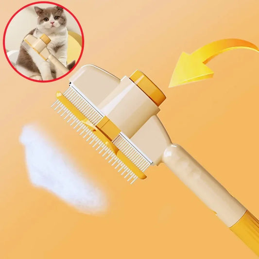 FurEase™ – Cepillo autolimpiable para el cuidado de mascotas y removedor de pelo 