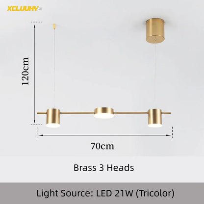 Modern LED Chandelier – Dimmable Ceiling Light for Living Room, Dining Table & Kitchen