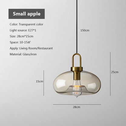 Nordic Glass LED Chandelier – Single & Multi-Head Pendant Light for Dining, Living Room & Home Décor